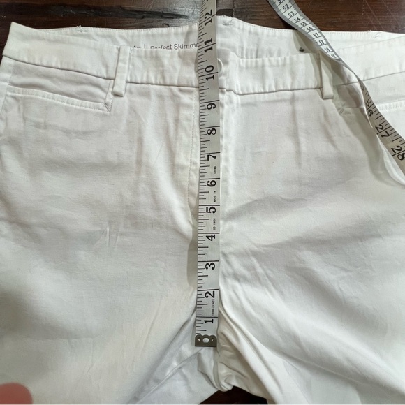 TALBOTS NWOT Perfect Skimmer size 14P color White slit in bottom - Picture 8 of 10